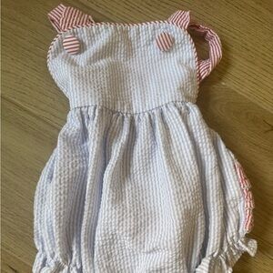 Charming Pink and White Striped Kids Diaper Cover